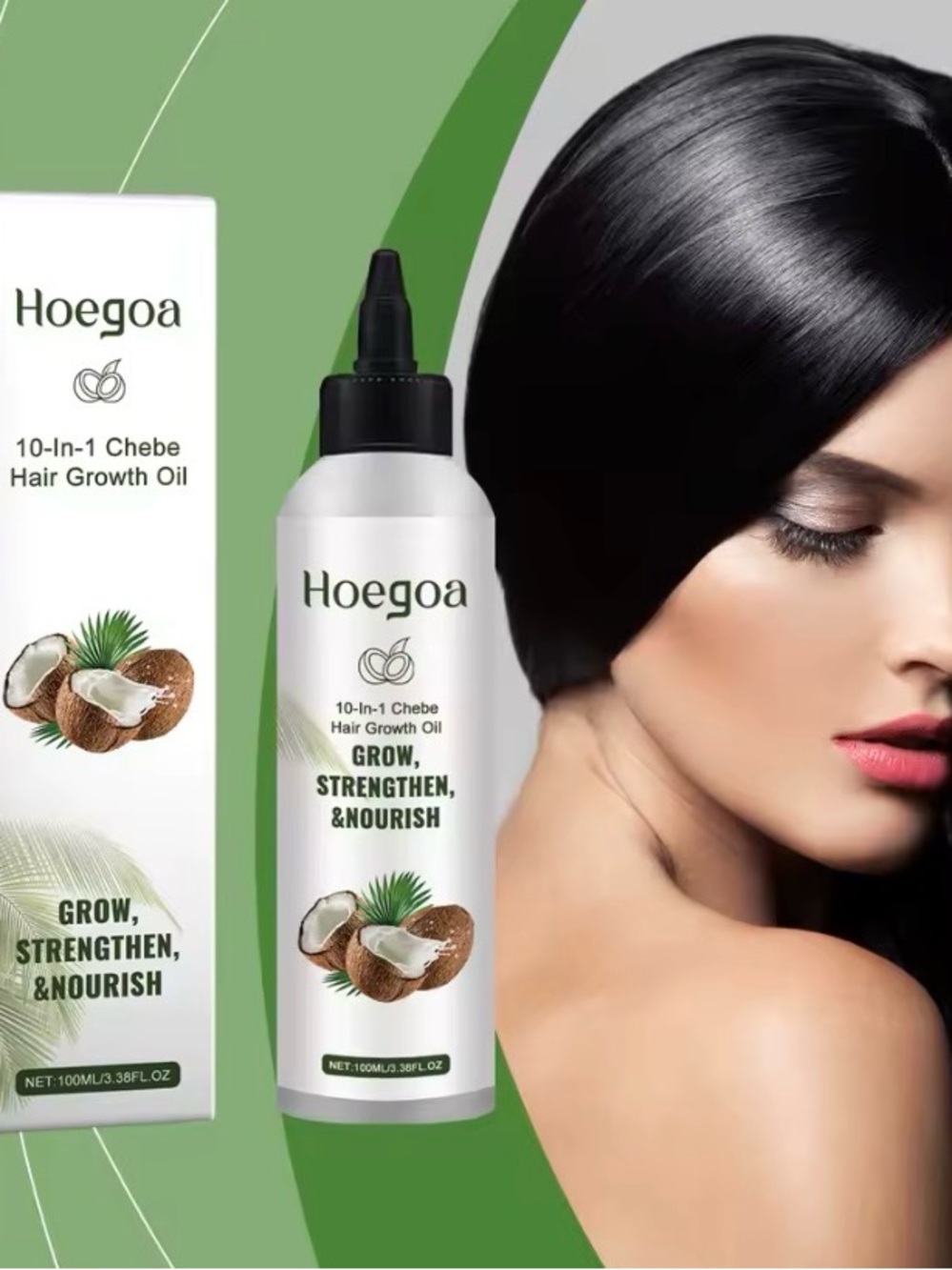 10-in-1 Chebe Hair Growth Oil 3.38 oz